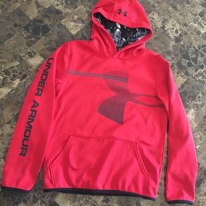 Boys Under Armour Loose Pullover Hoodie